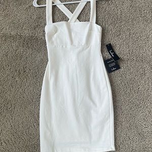 Lulus White Size XS Criss-Cross Dress!